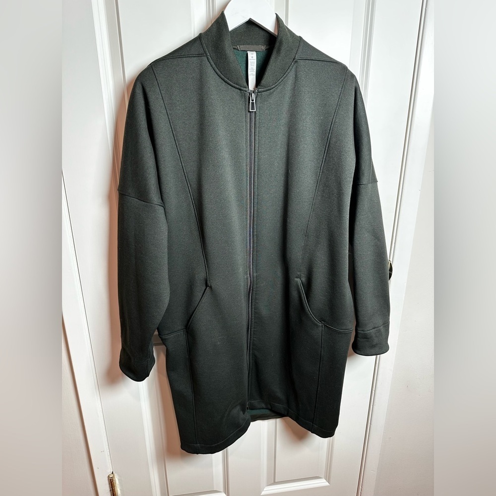 lululemon athletica green Zip Up Jacket